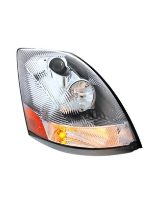 Chrome Headlight For 2003-2017 Volvo VN/VNL - Passenger | Part Number: 31315