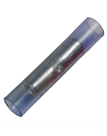 16-14 AWG Nylon Insulated Tin-Plated Copper Butted Seam Butt Connector 50 pcs | Part Number: 1200C