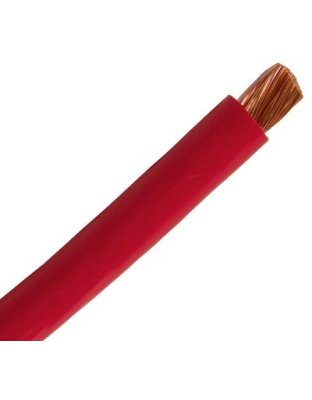 2 GA Red Starter Cable Stranded Copper Conductor With PVC Jacket - Price per foot | Part Number: 8093S