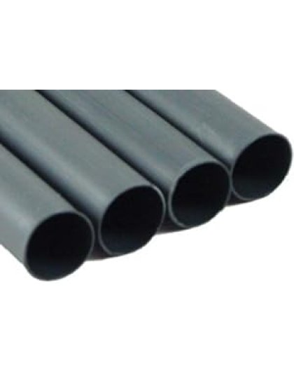 3/8&quot; ID Polyolefin Single Wall Black Shrink Tubing 6&quot; - 4 pack | Part Number: 8222C