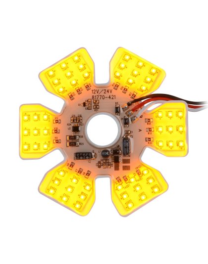 Amber 54 LED Hex A/C Light Dual | Part Number : 81775