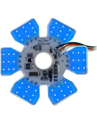 Blue 54 LED Hex A/C Light Dual | Part Number : 81777