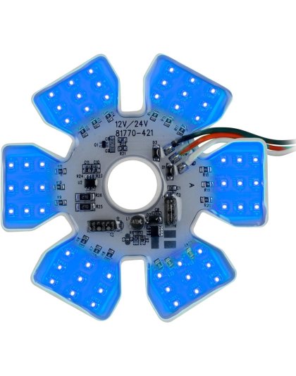 Blue 54 LED Hex A/C Light Dual | Part Number : 81777