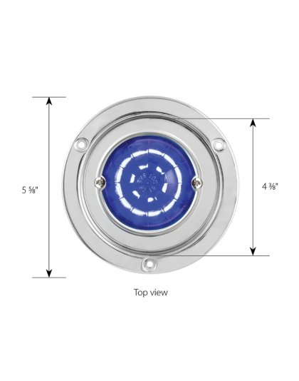 Stainless Steel Flange Mount For Watermelon Light| Part Number : 87142