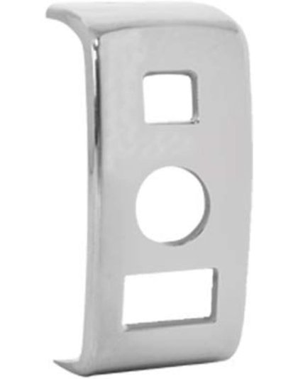 Plastic Chrome Rocker Switch Cover with 3-Openings for Kenworth| Part Number: 66999