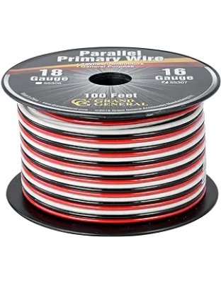 100' 3 Wire Roll -Black/Red/White 16Ga | Part Number: 55307