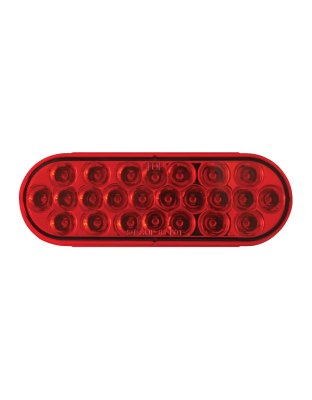 Red LED Oval Pearl Oval Stop Turn Tail | Part Number: 78233