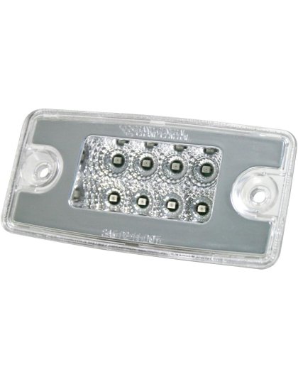 Freightliner Spyder 8 LED Amber LED Cab Light with Clear Lens | Part Number: 76321