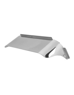 Large Square Headlight Stainless Steel Visor | Part Number : 92493