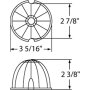 38152 Diagram for Amber Watermelon Light