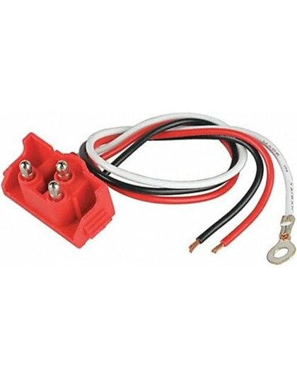 3-Pin Right Angle Stop Tail Turn Plug 10&quot; Leads for Maxxima Lights | Part Number: M50900