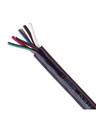 Black Trailer Cable 7 Wire - Sold By the Foot | Part Number: 3-223