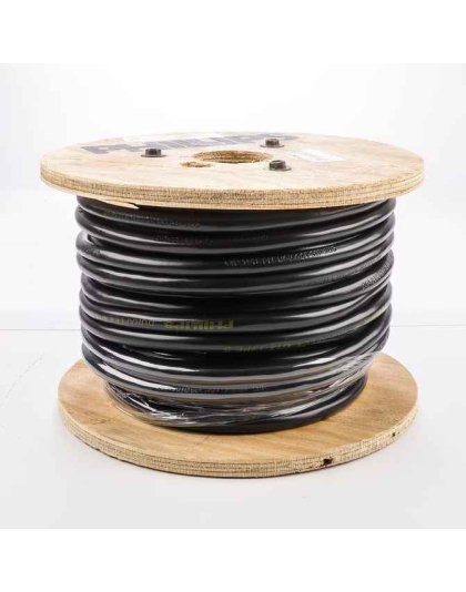 Black Trailer Wire 4 Cond 14G - Sold by the foot | Part Number: 3-192