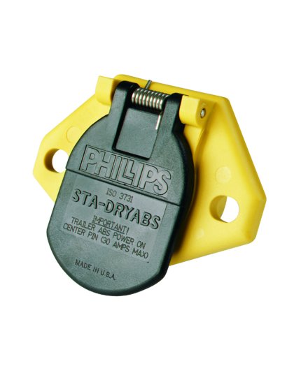 Socket 7 Pin ISO Yellow Socket | Part Number: 16-822