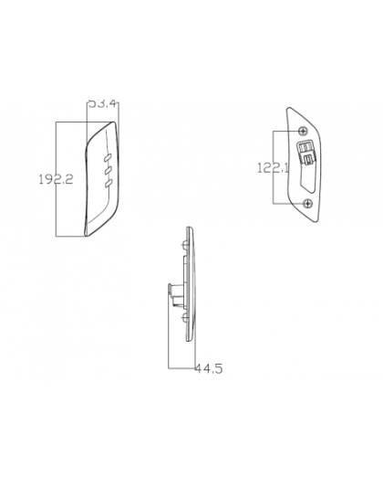 Peterbilt Right Hand Side Turn Light | Part Number: HD82003RY