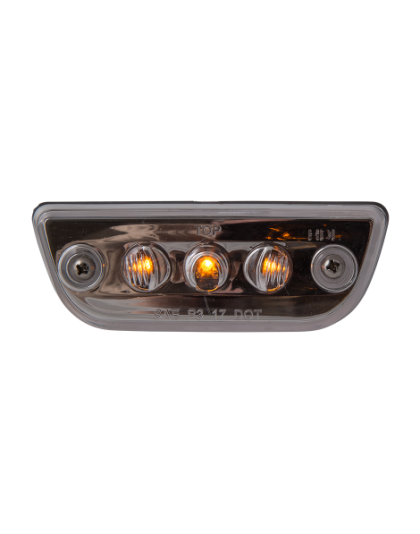 Paccar Cab Marker Amber LED with Clear Lens | Part Number: HD46003YCSD