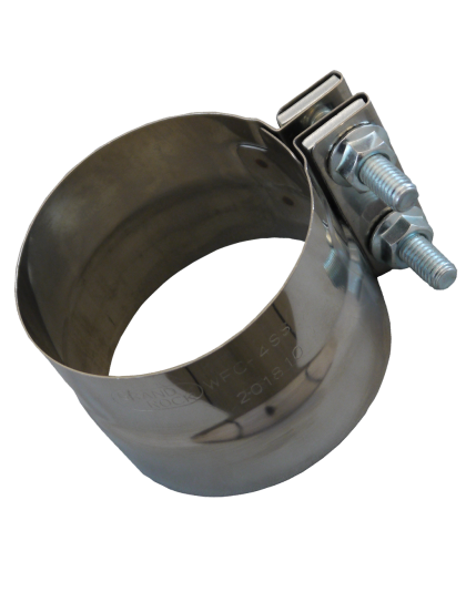 4&quot; Stainless Steel Lap Joint Step Exhaust Clamp | Part Number: WFC-4