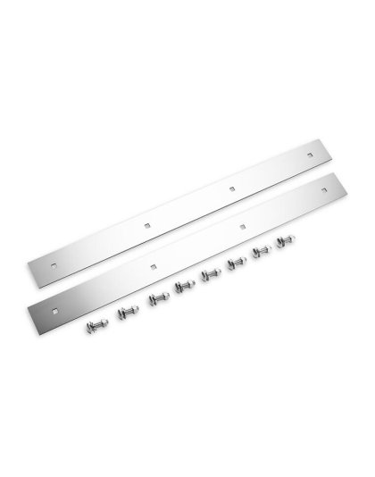 Stainless Steel 24&quot; Top Bar with 4 Holes (Pair)| Part Number: 10426