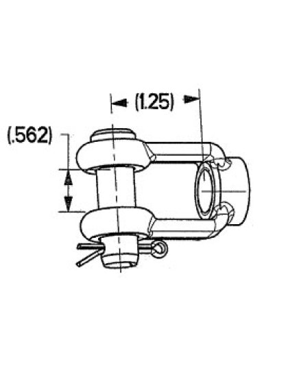 1/2, 1/2 Clevis Pin for Gold Seal Brake Can | Part Number: CF1