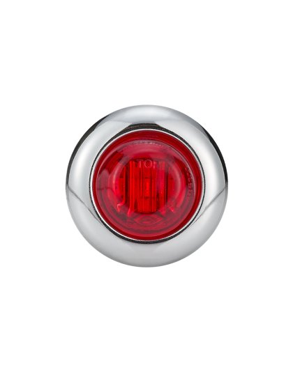 3/4&quot; Round Red Mini Aux Stop/Turn P2 Only | Part Number: M09300RAS