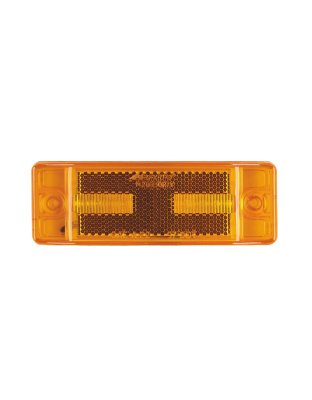 2&quot; x 6&quot; Rectangular Amber - Reflector Lens Clearance Marker Light | Part Number: M20330Y