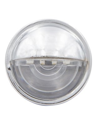 LED License Light 1.5&quot; Round With Stainless Steel Chrome Bezel | Part Number: M25201L