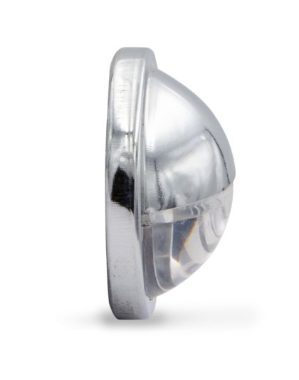 LED License Light 1.5&quot; Round With Stainless Steel Chrome Bezel | Part Number: M25201L