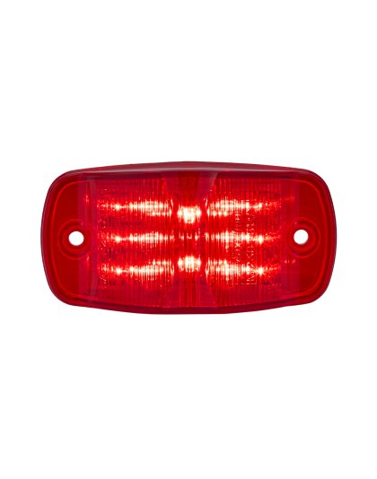 Rectangular 2&quot;x 4&quot; Red LED Clearance Marker P2/P3/PC2 | Part Number: M23015R