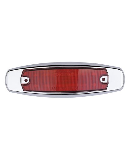 Clearance Marker Red LED with Stainless Steel Bezel- OE Style | Part Number: M20332R