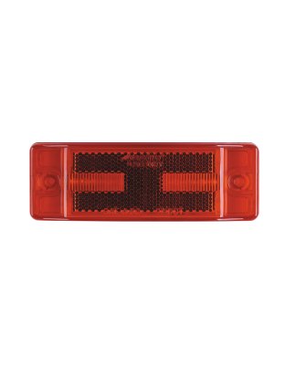 2&quot; x 6&quot; Rectangular Red - Reflector Lens | Part Number: M20330R