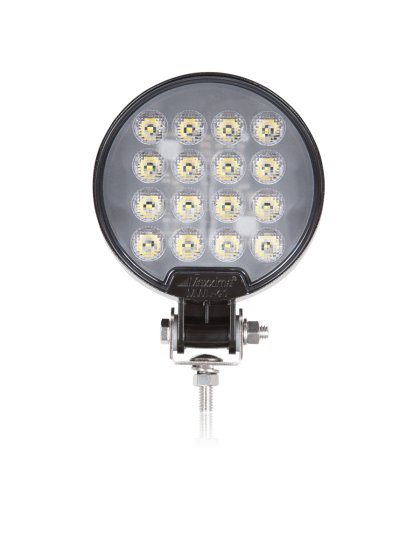 Round 18 LED Black Work Light 2,400 Lumens 12/24VDC | Part Number: MWL-41