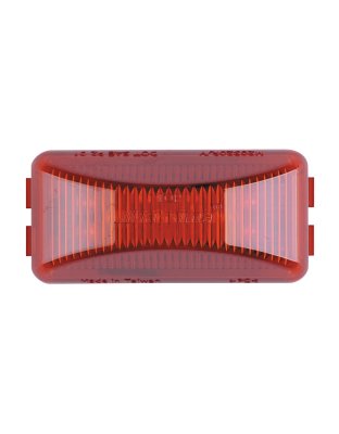 1&quot; x 2.5&quot; Rectangular Clearance Light Red | Part Number: M20320R