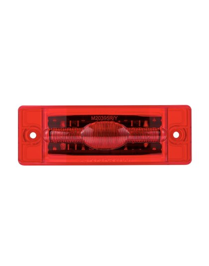 2&quot; x 6&quot; Rectangular No Reflector P2PC CM Red | Part Number: M20395R