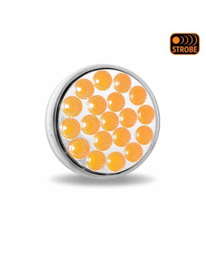 4&quot; Dual Amber Strobe/Red Stop, Turn &amp; Tail LED (19 Diodes) | Part Number: TLED-4X40AS