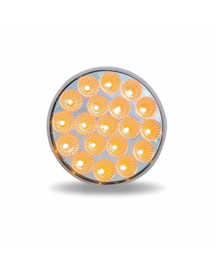 4&quot; Dual Amber Strobe/Red Stop, Turn &amp; Tail LED (19 Diodes) | Part Number: TLED-4X40AS