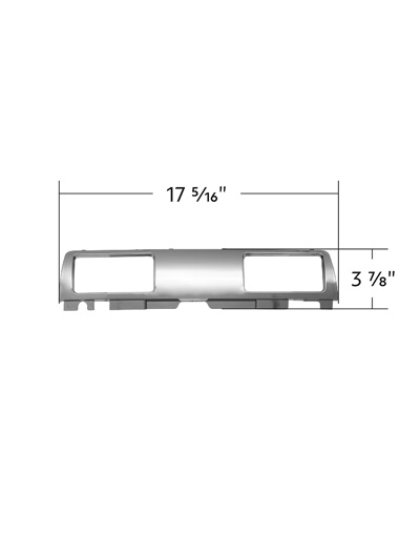 Chrome Passenger A/C Vent Trim For 2014-2022 Kenworth T680/T880 | Part Number: 41805