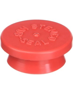 Stemco Rubber Hub Cap Plug - Red | Part Number: 359-5990