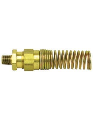 3/8&quot; Hose Fitting With Spring Guard 3/8&quot; Thread | Part Number: 103