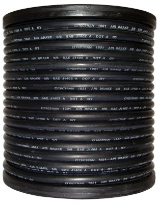 3/8&quot; Black Air Hose - Per Foot | Part Number: 1921-6