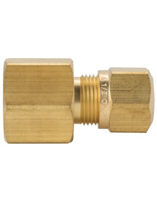 Female NTA Connector for 3/4&quot; Tube and 1/2&quot; Thread -Pack of 5 | Part Number: 1366-12D