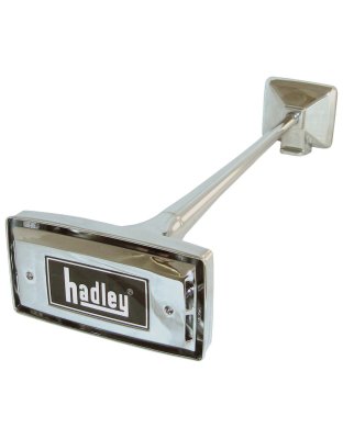 Chrome Single Hadley Rectangular Horn - 26&quot; | Part Number: 16-978