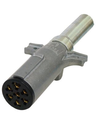 7-Way SAE Plug W/Spring Guard | Part Number: 670-71SG