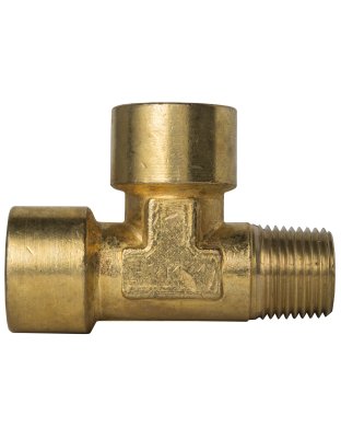 Brass Street Tee-1/4&quot; Thread | Part Number: 107-B