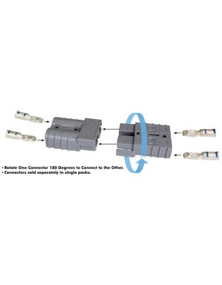 Battery Connector 350A Cable Size 2/0 | Part Number: 5007-4