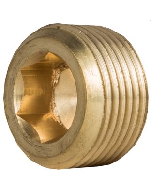 Countersunk Hex Head Plug 3/8&quot; Tube | Part Number: 118-C