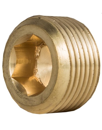 Countersunk Hex Head Plug 3/8&quot; Tube | Part Number: 118-C