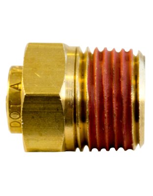 DOT Push-In Male Connector  5/32&quot; Tube and 1/16&quot; Threads | Part Number: PL1368251