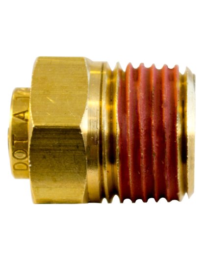 DOT AB Male Connector 5/8&quot;Tube and 1/2&quot; Thread | Part Number: PL136810D