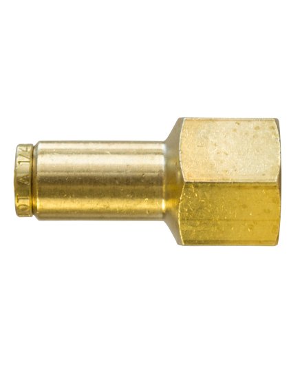  DOT Push Lock Fittings Female Connection 3/8&quot; Tube-3/8&quot; Thread | Part Number: PL1366-6C