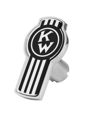 Kenworth Logo Shape Knob Black 190 | Part Number: CK-KW-LS-6090